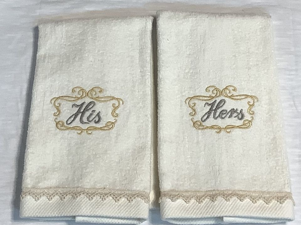 Fingertip Towels - Embroider For You